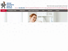 Tablet Screenshot of animalemergencybrandon.com